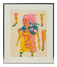 Untitled (Walking Woman with Leg Options)