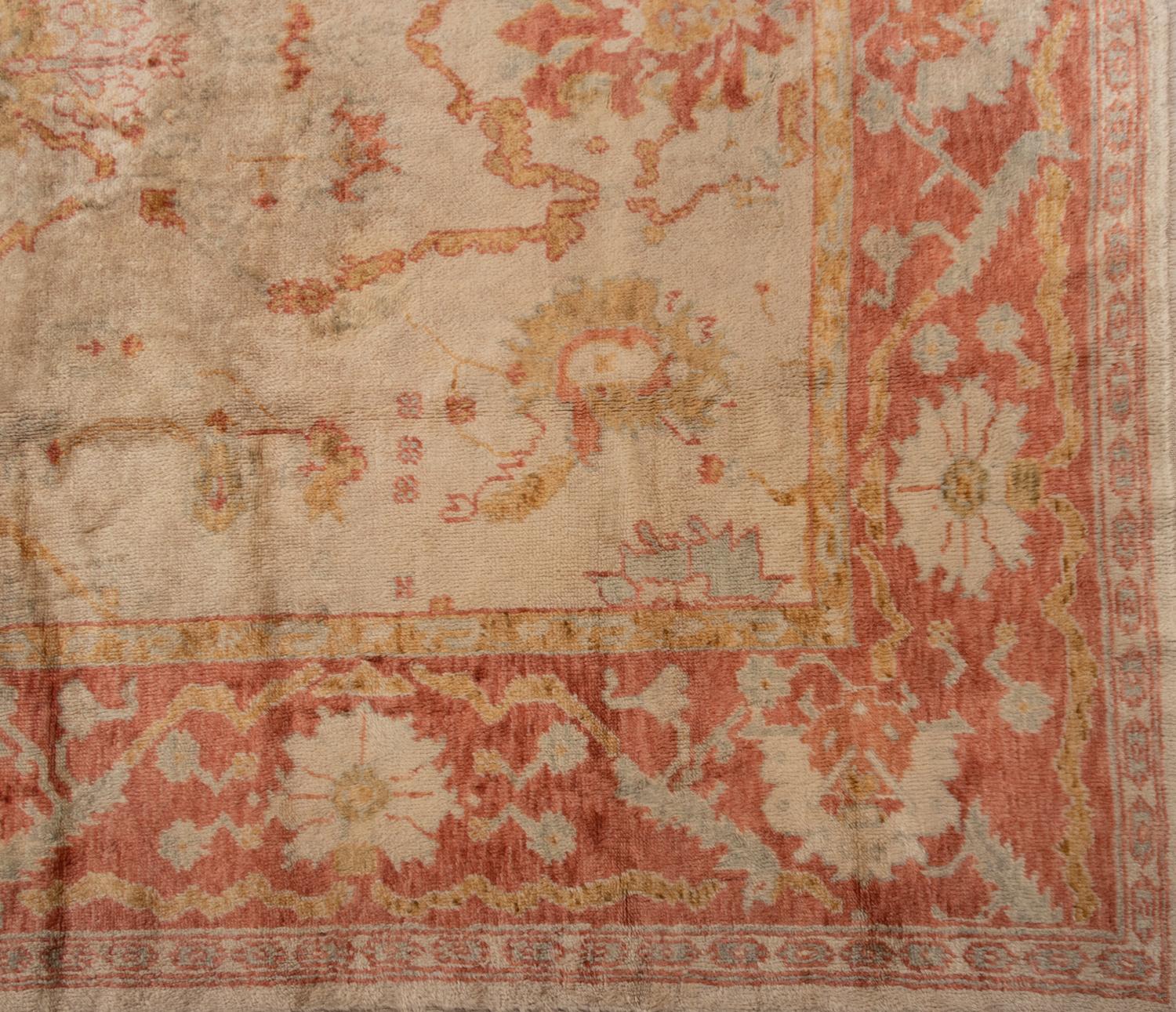 An Oushak Wool Rug