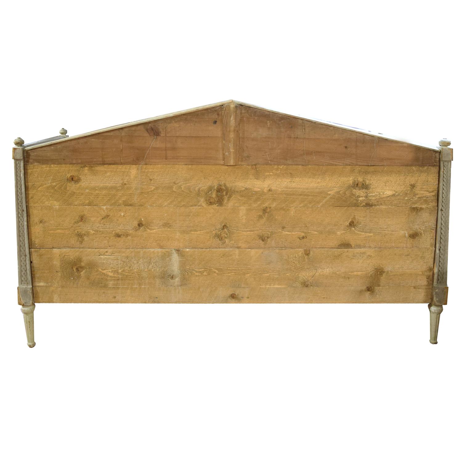 A Painted Pine Settee 74.5" W x 29" D x 44" H — Sweden, 20th Century