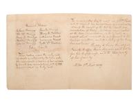 [VACCINATION]. Two early vaccination broadsides and a note from the "Chairman of the Committee for Vaccination" in Milton, Massachusetts, acknowledging participants in the town's 1809 vaccination campaign.