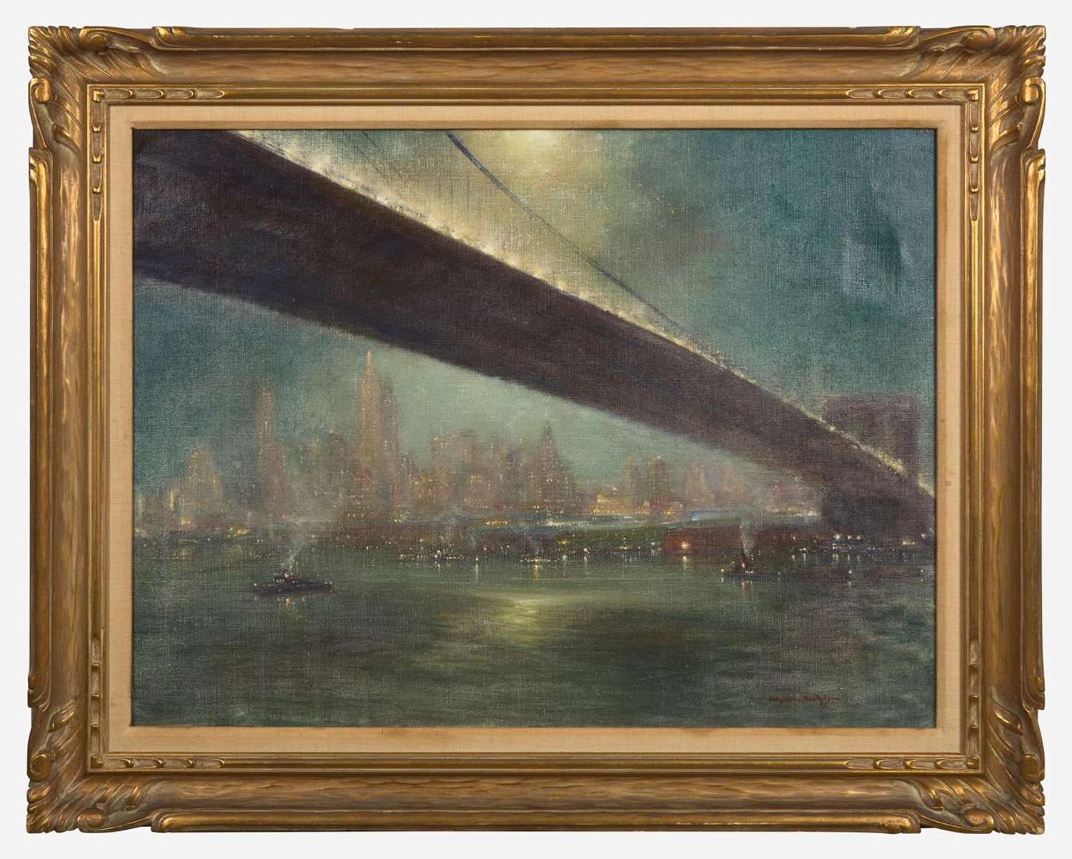 Johann Berthelsen (American, 1883-1972) - Brooklyn Bridge