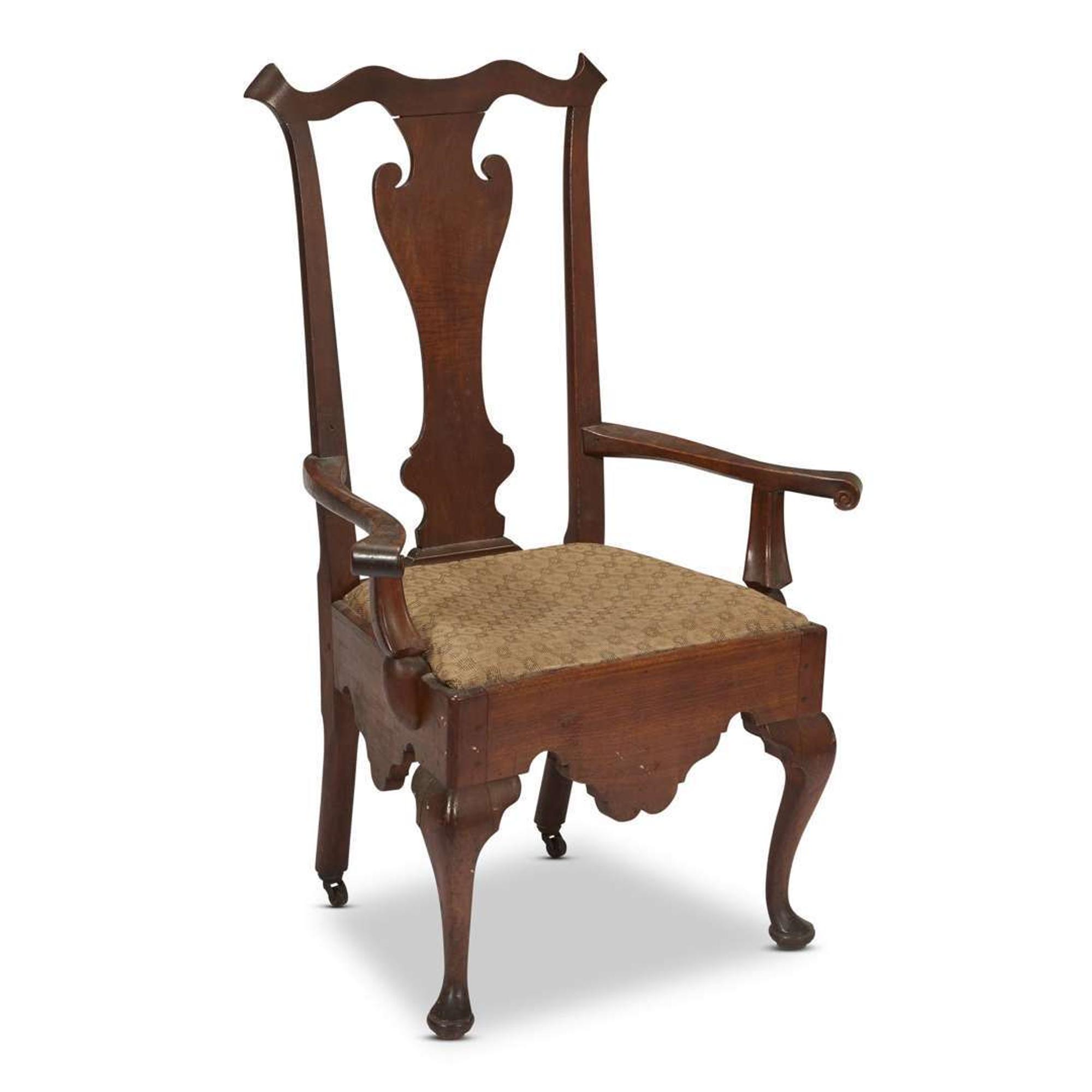 Chippendale walnut armchair Philadelphia, PA, circa 1760