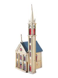 Untitled (Birdhouse Cathederal)