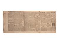 [CIVIL WAR]. Two Southern newspapers covering the evacuation and capture of Richmond, featuring a 15 April 1865 newspaper covering Lincoln's visit to Richmond but unaware of his assassination.