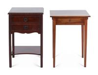 Two Georgian Style Mahogany Side Tables