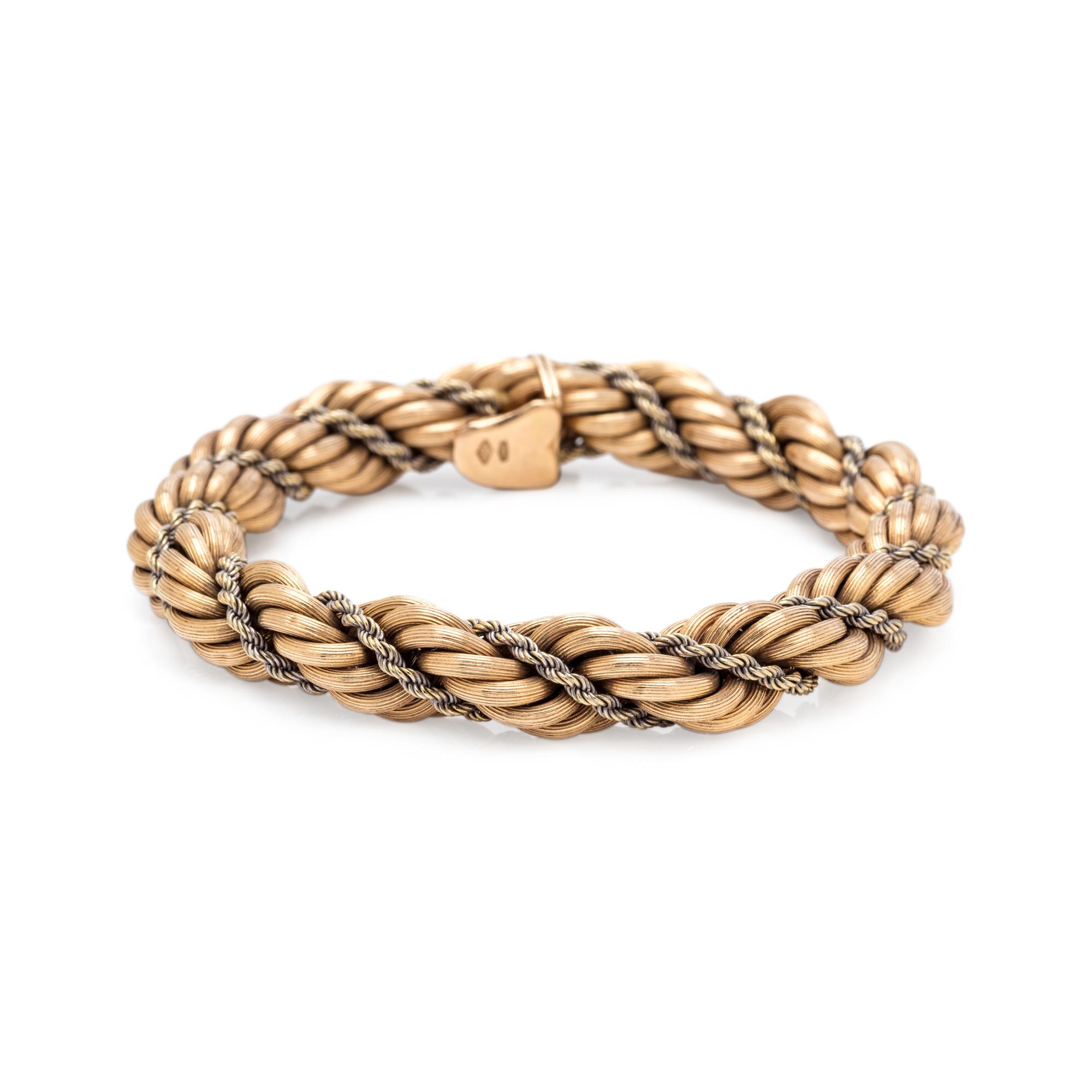 BICOLOR GOLD BRACELET