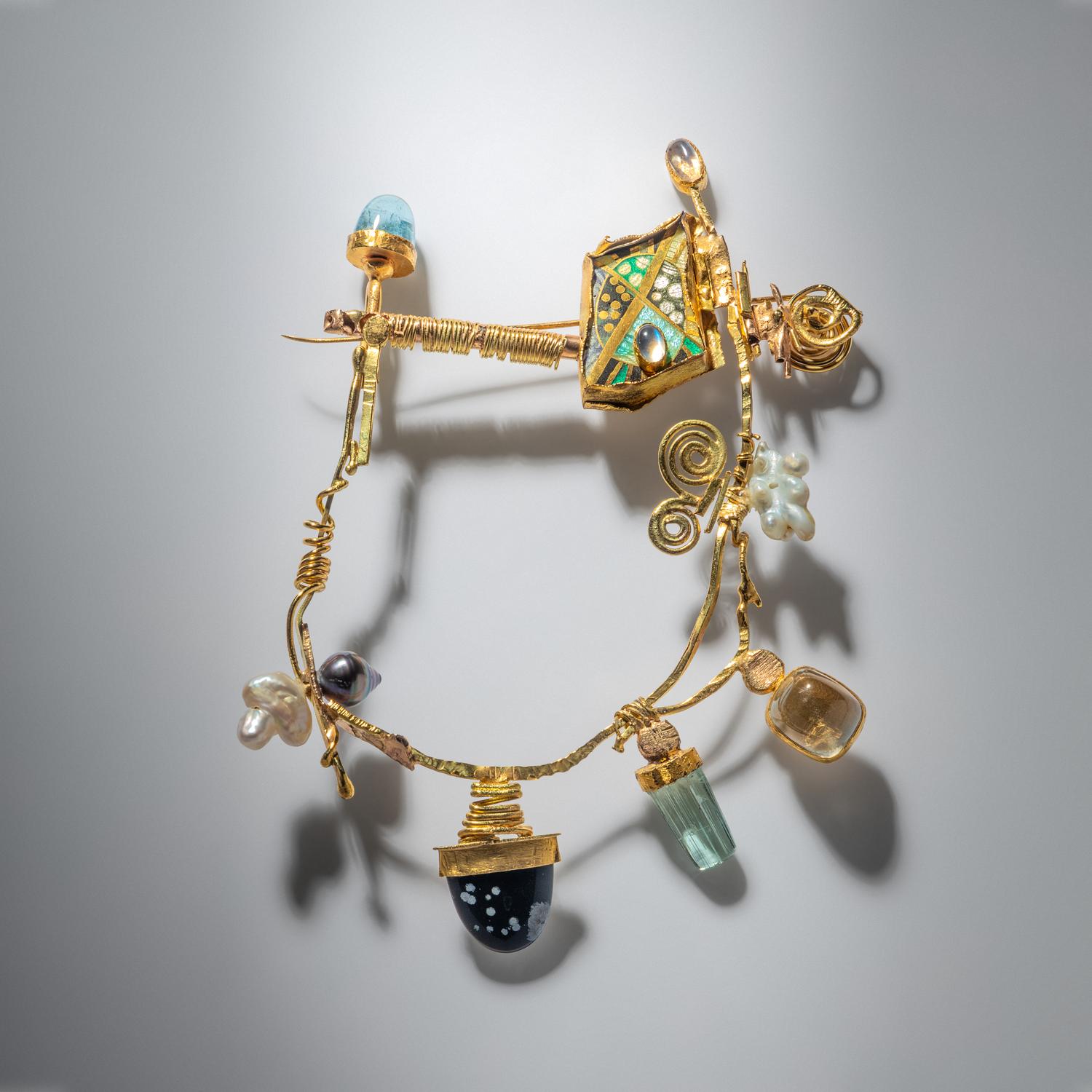 WILLIAM HARPER, THE SECOND BARBARIAN'S TRAPEZE BROOCH, 1998