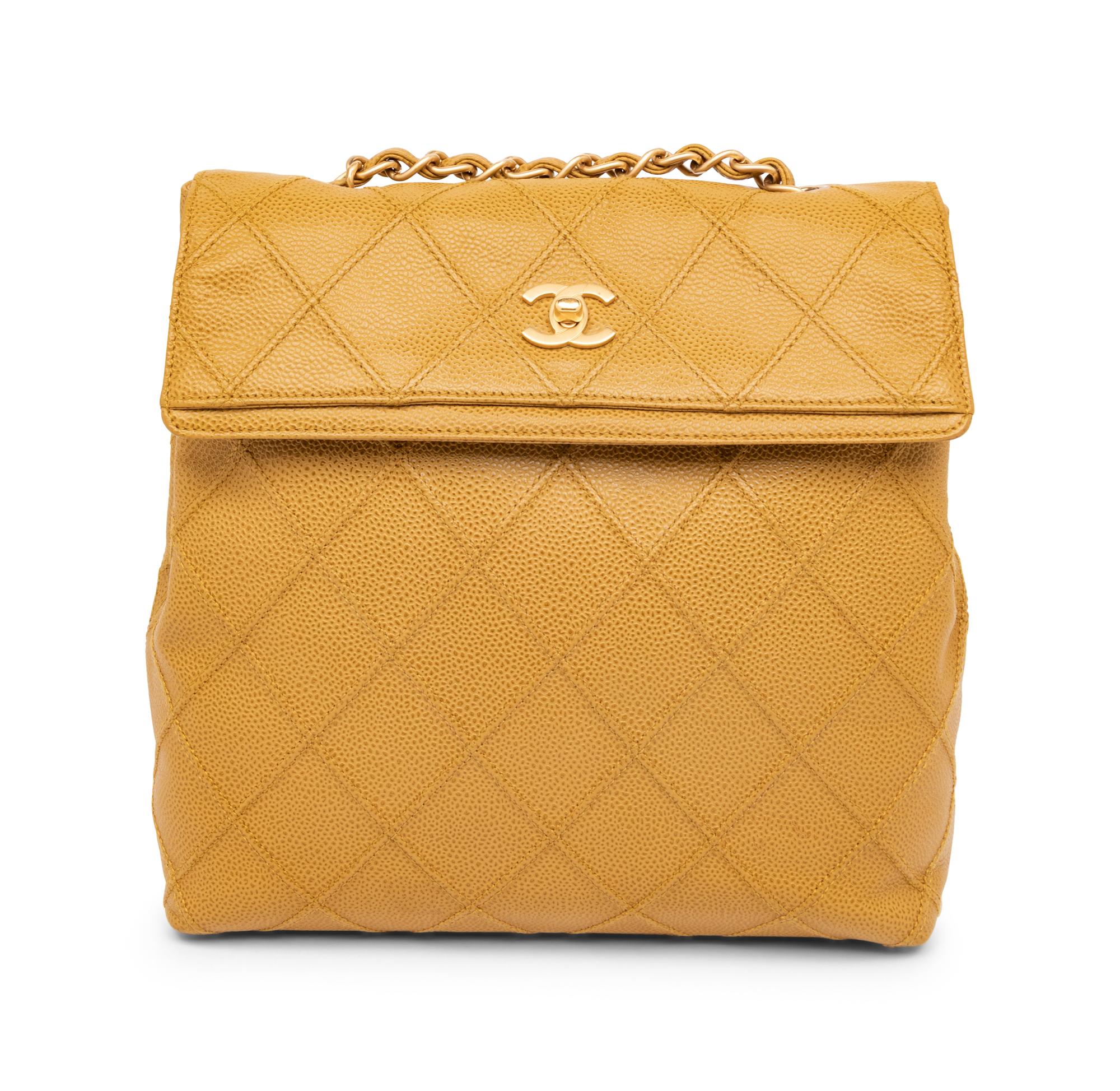 CHANEL, TOPSTITCHED TALL FLAP BAG