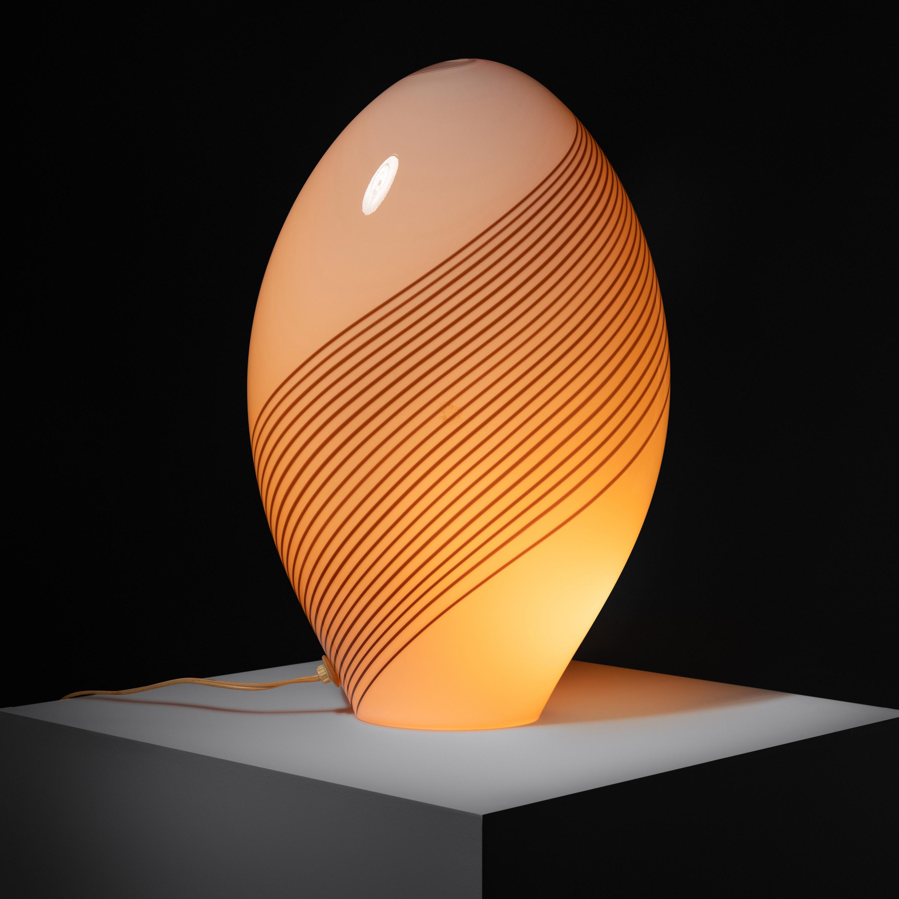 Murano table lamp, c. 1980 Effetre International Company, Italy