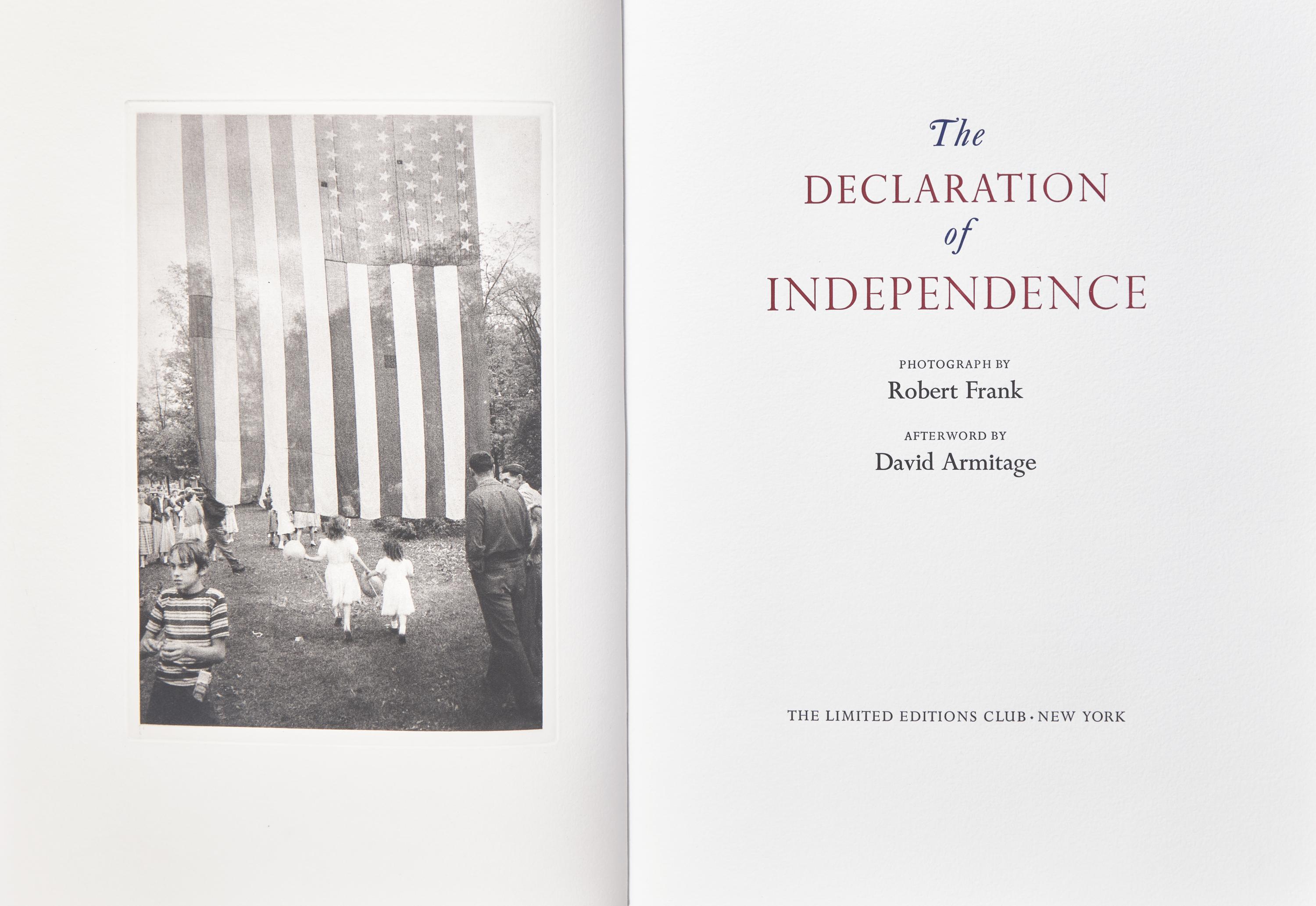 [Limited Editions Club]. The Declaration of Independence