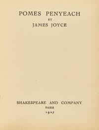 [Literature] Joyce, James. Pomes Penyeach