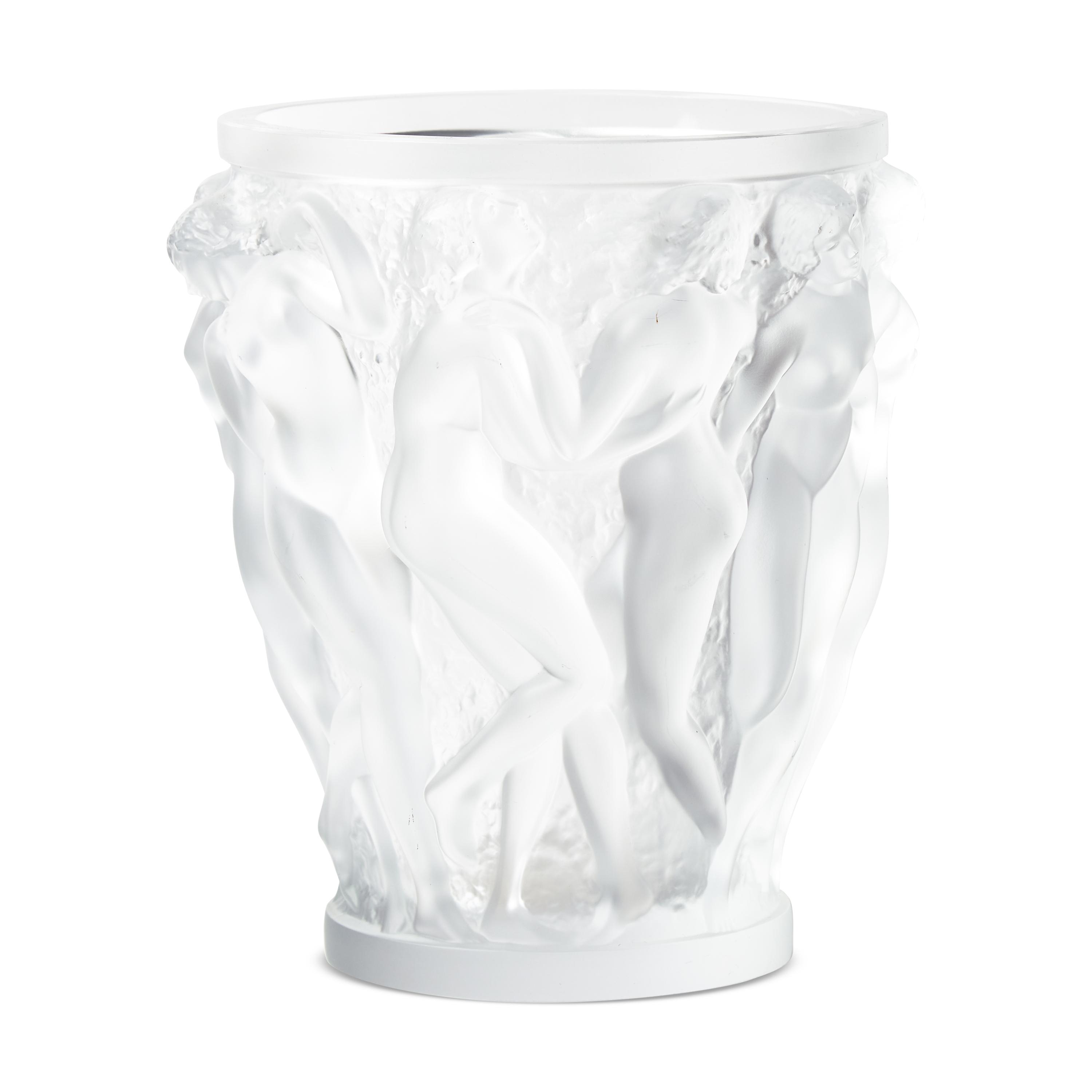 René Lalique (French, 1860–1945) — Bacchantes vase