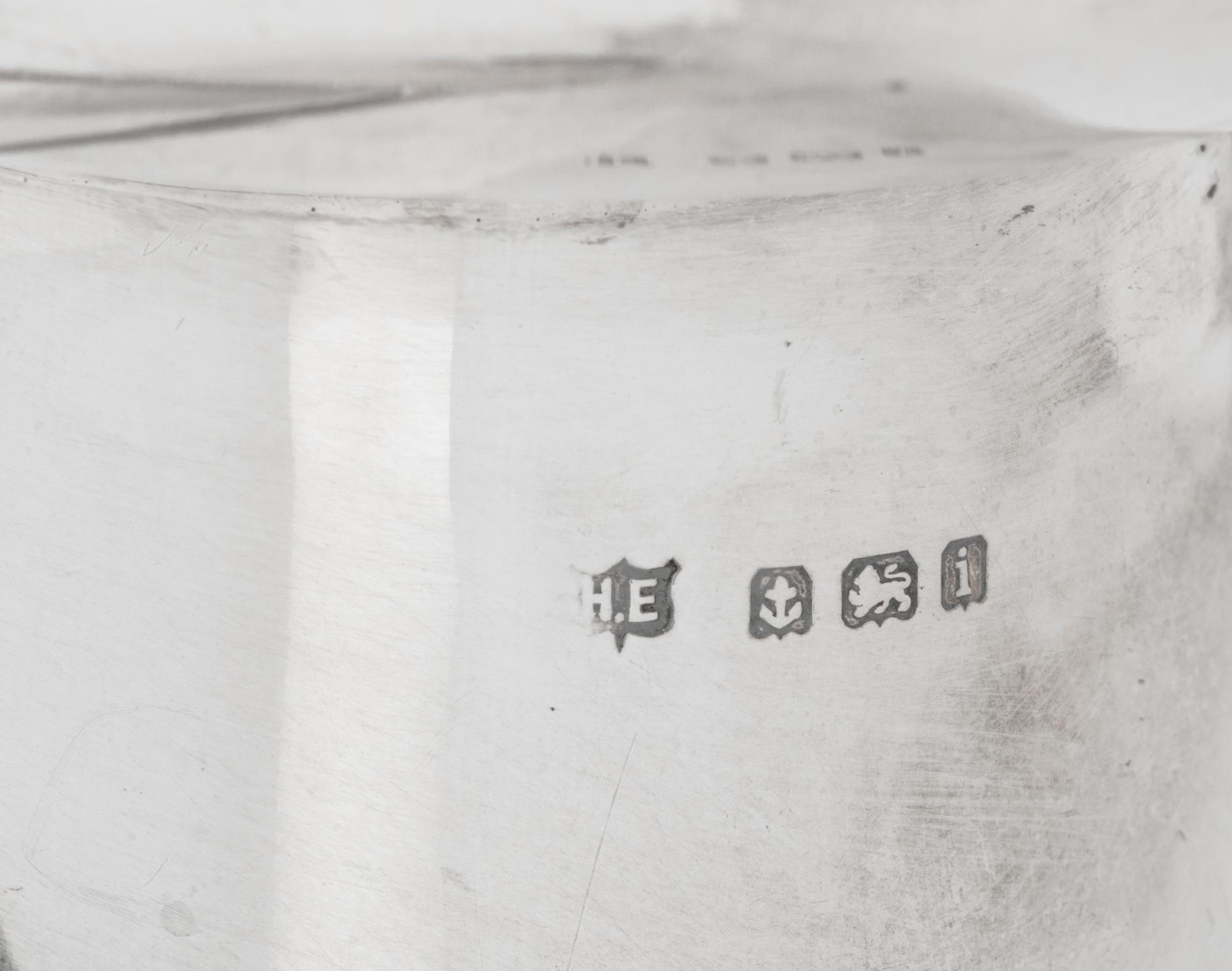 An English Silver Vase