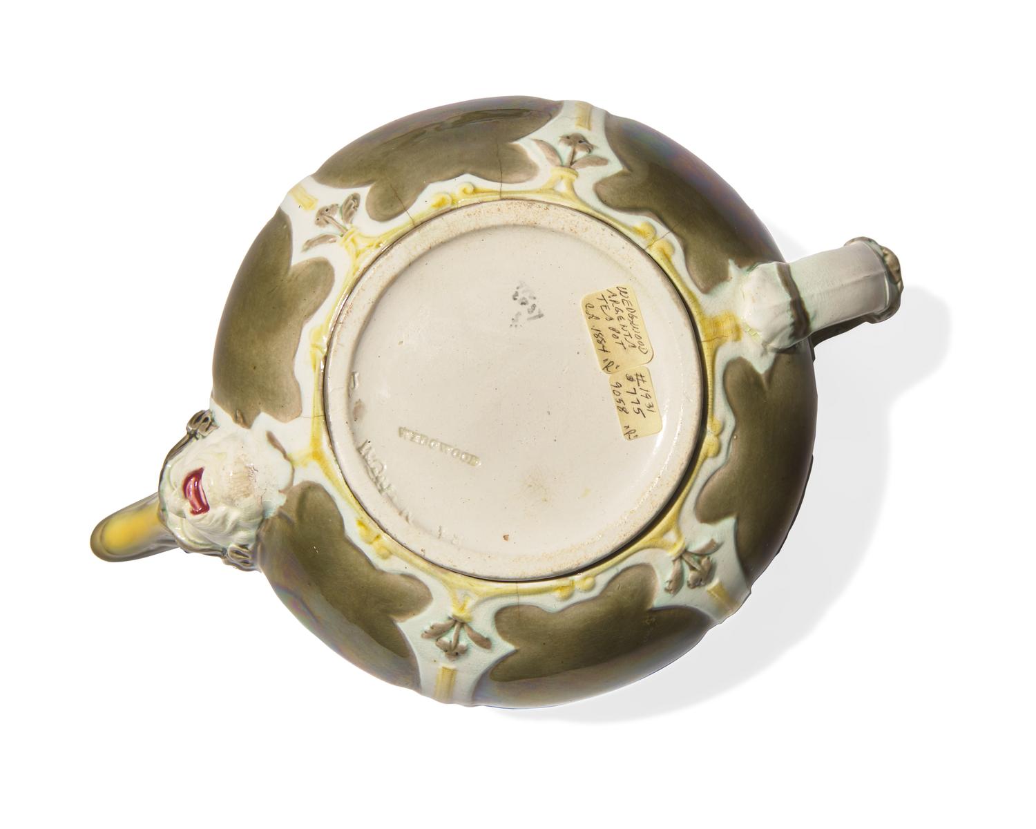 Three Wedgwood Majolica Teawares