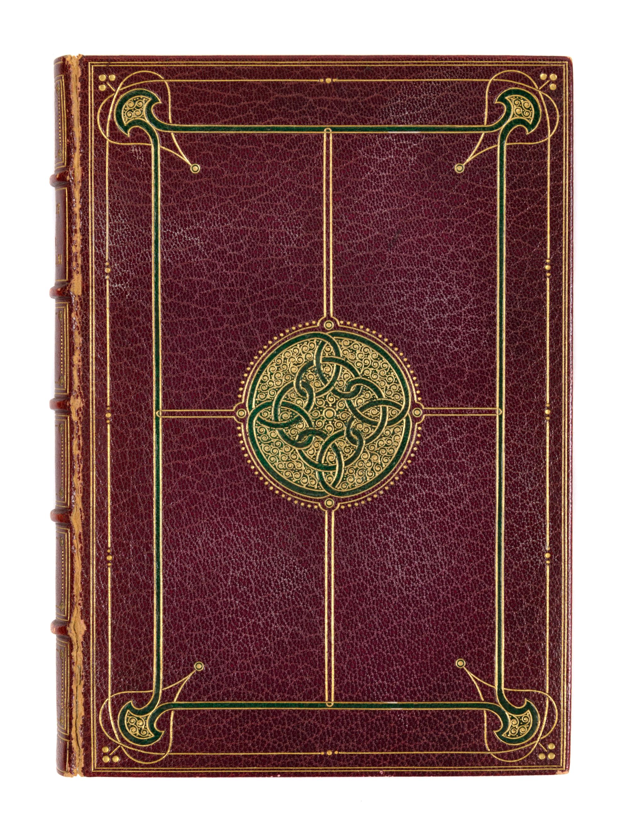 [BRENTANO'S BINDING] -- [RUBAIYAT]. FITZGERALD, Edward. Rubaiyat of Omar Khayyam . London: Macmillan and Co., 1907.