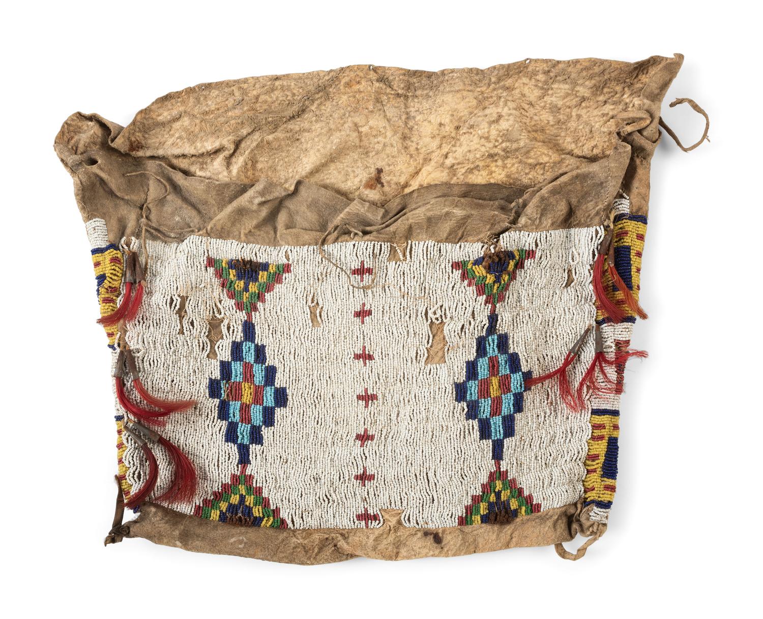 Sioux Beaded Hide Possible Bag
