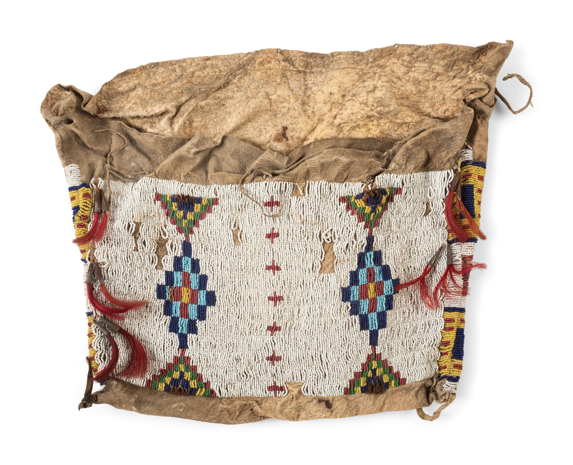 Sioux Beaded Hide Possible Bag