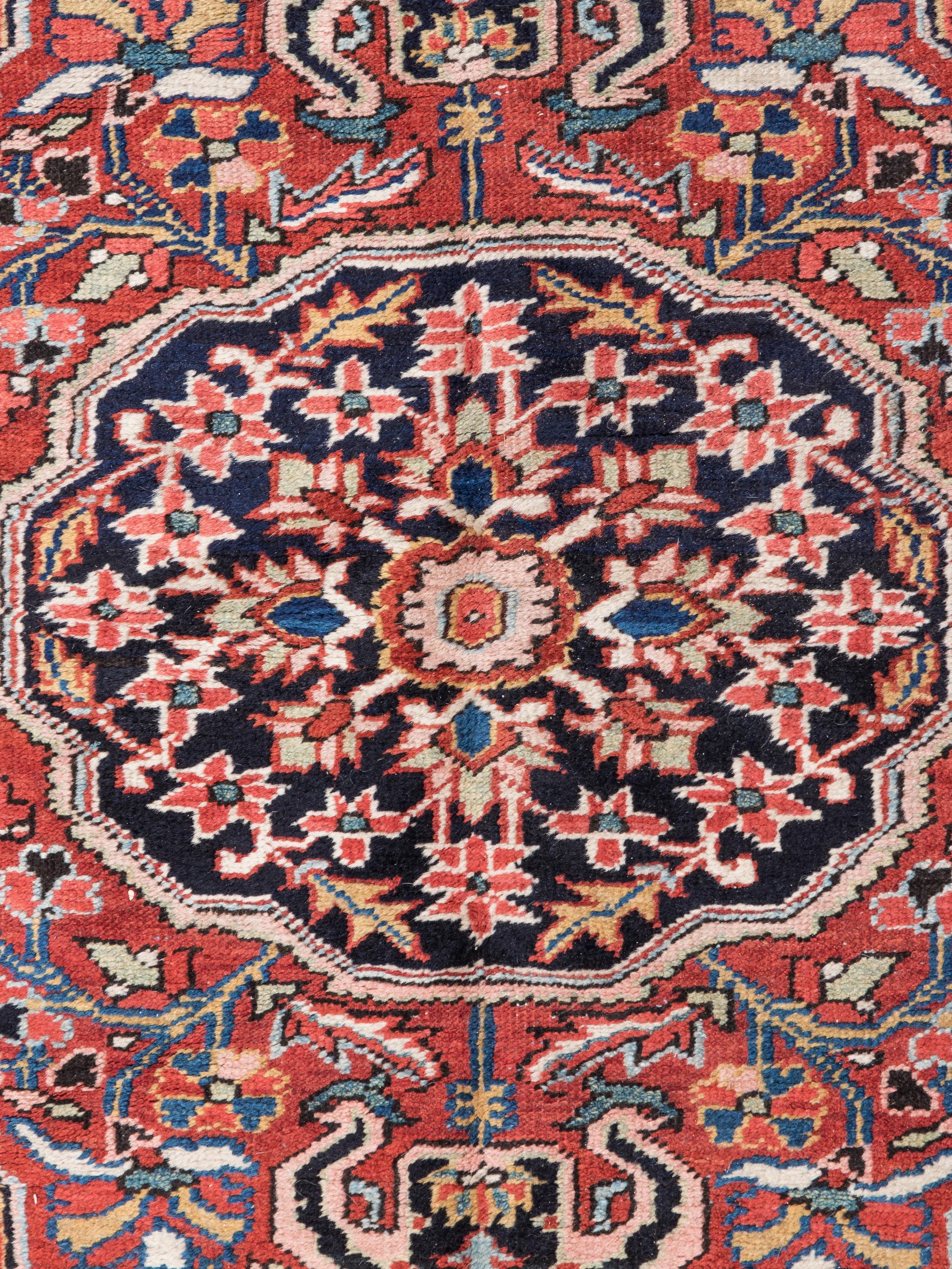 A Heriz Wool Rug