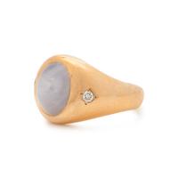 STAR SAPPHIRE AND DIAMOND RING