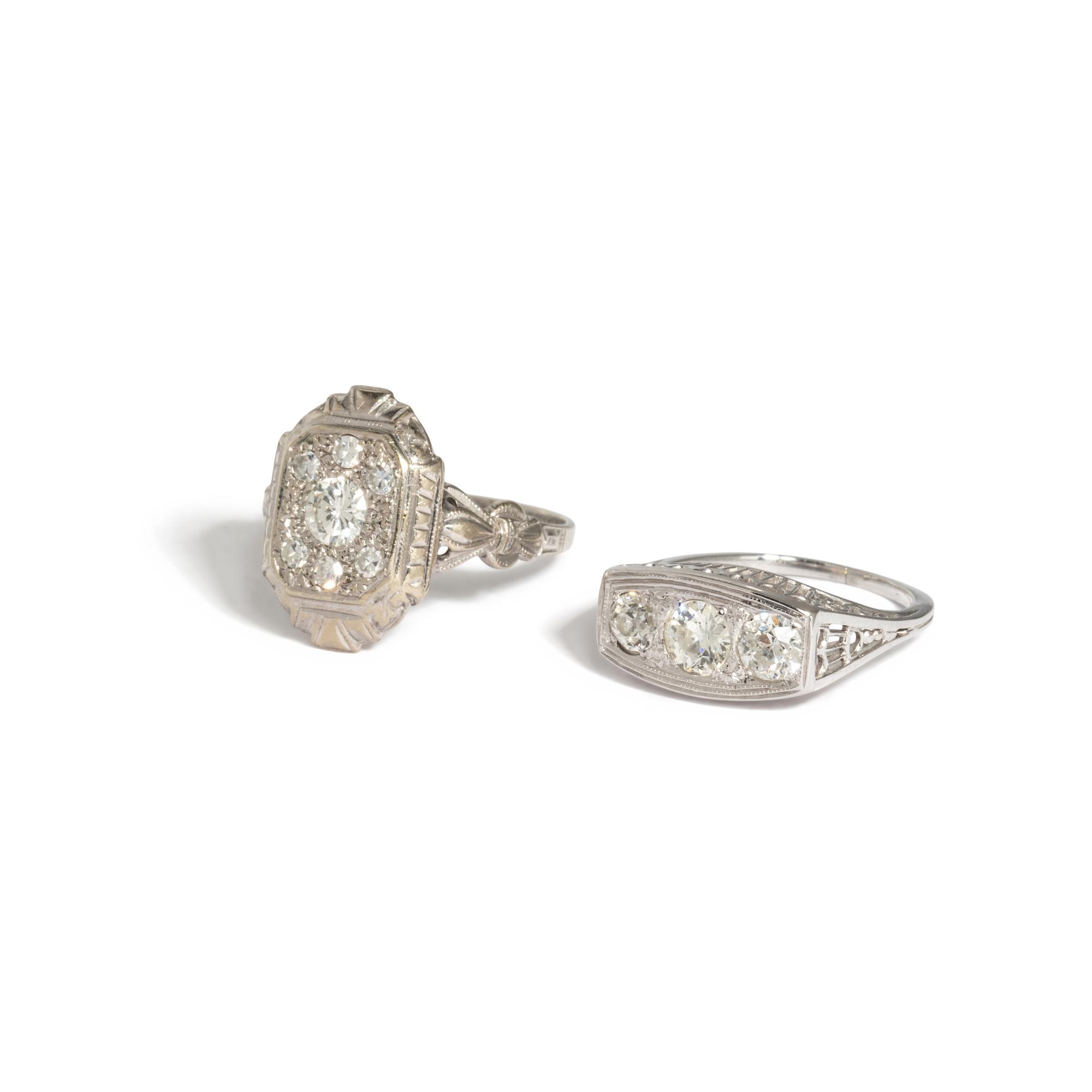 TWO DIAMOND RINGS