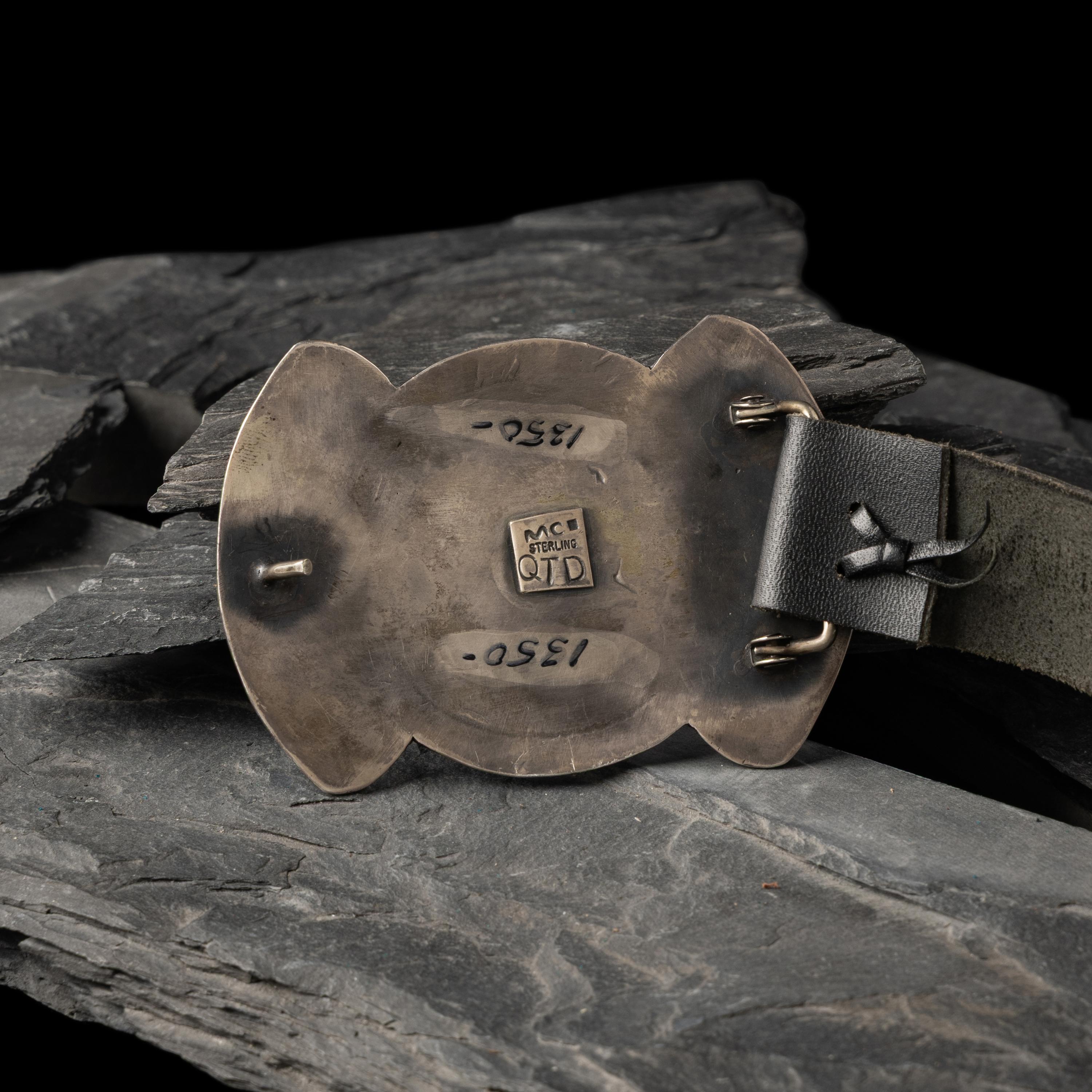 Martha Cayatineto (Diné, 20th century) — Sterling Silver Concha Belt
