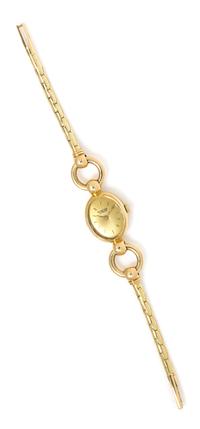 An 18 Karat Yellow Gold Wristwatch, Bueche Girod, 19.50 dwts.
