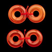 A Group of Chinese Red Carnelian and Coral Pendants