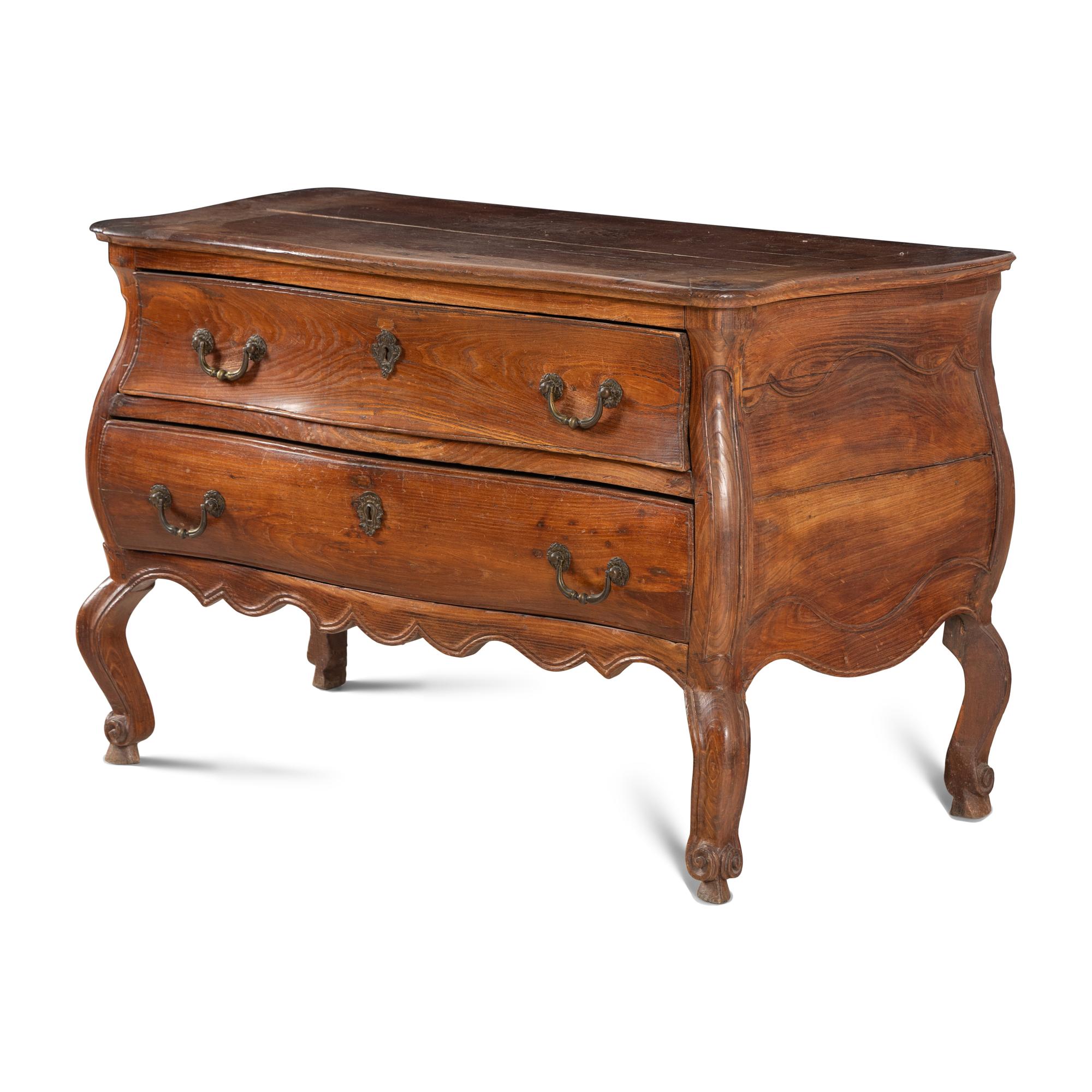 A Louis XV Provincial Walnut Commode