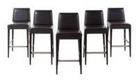 A Set of Five Ceccotti Stools