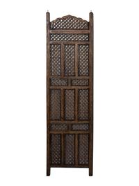 An Asian Four Panel Pierce-Cut Floor Screen — 20TH CENTURY