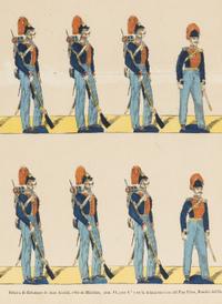 A Set of Six Prints of the Spanish Imperial Army