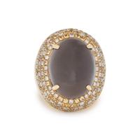 YELLOW GOLD AND MULTIGEM RING