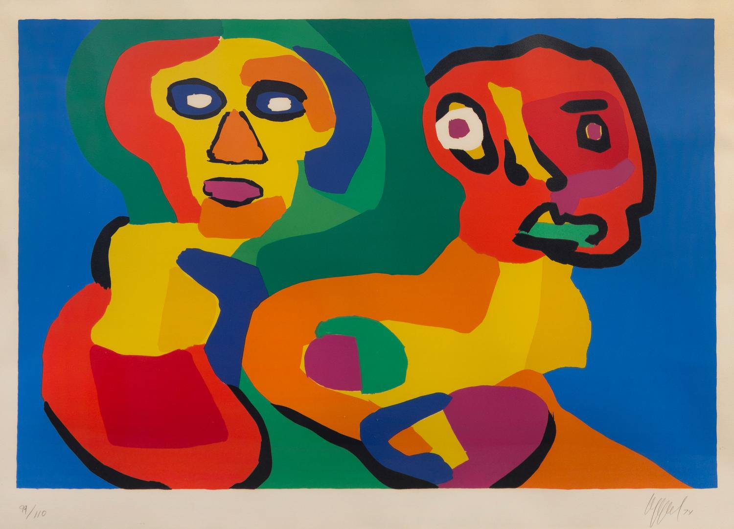 Karel Appel, (Dutch, 1921-2006), Twins Maybe, 1974