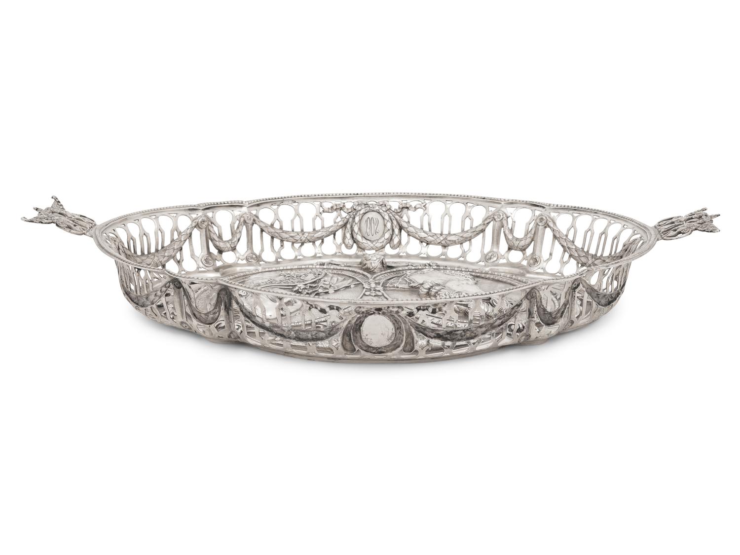 A German Reticulated Silver Bowl