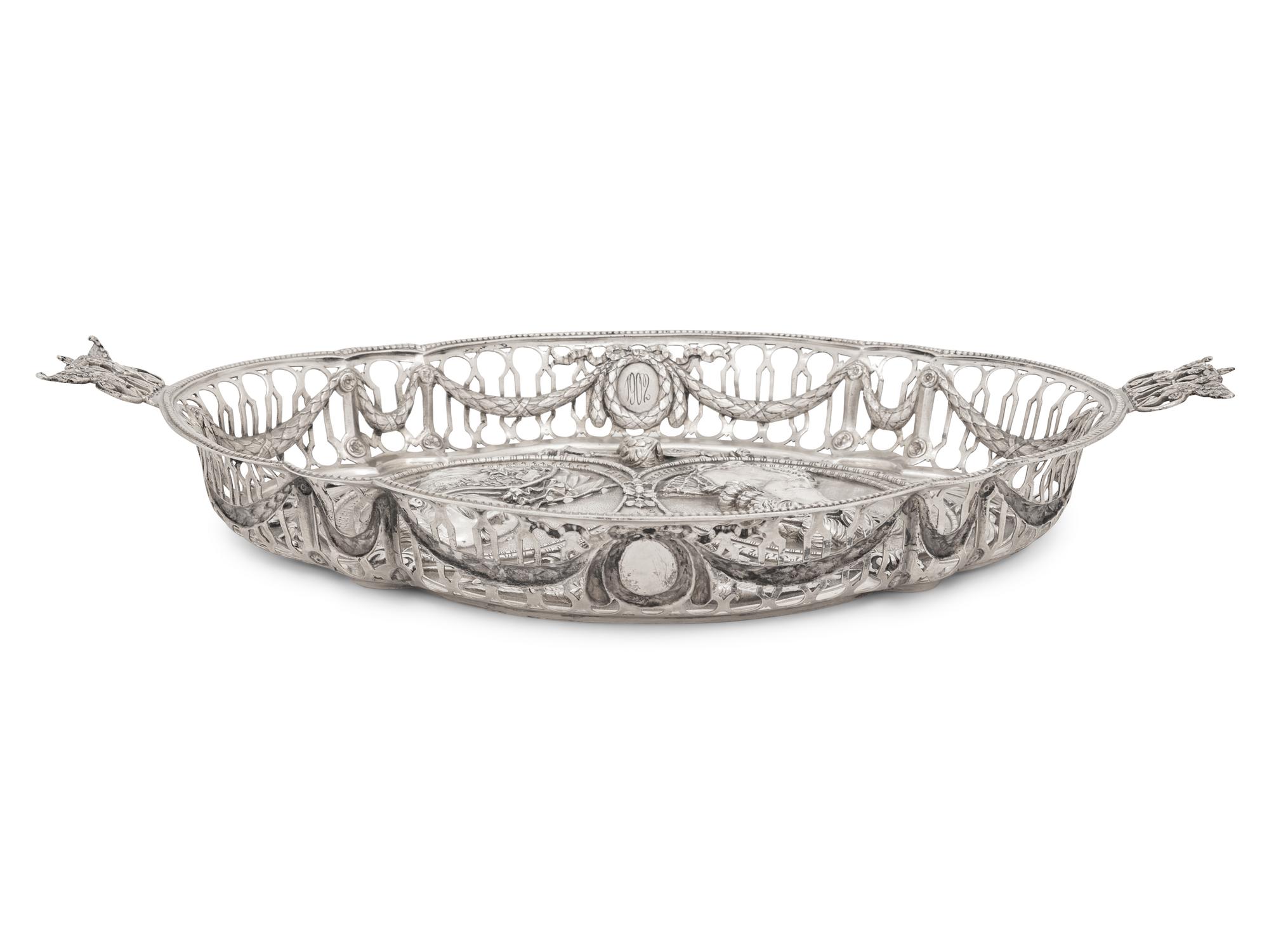 A German Reticulated Silver Bowl