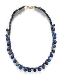 A Western Asiatic Lapis Lazuli Bead Necklace