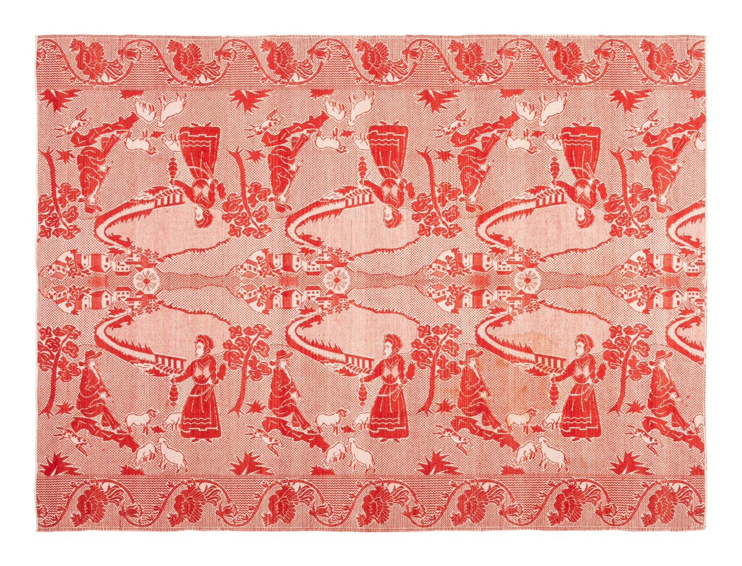 Three Woven Coverlets