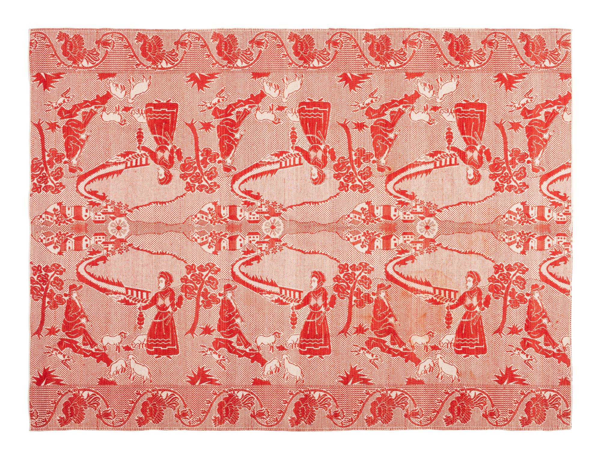 Three Woven Coverlets