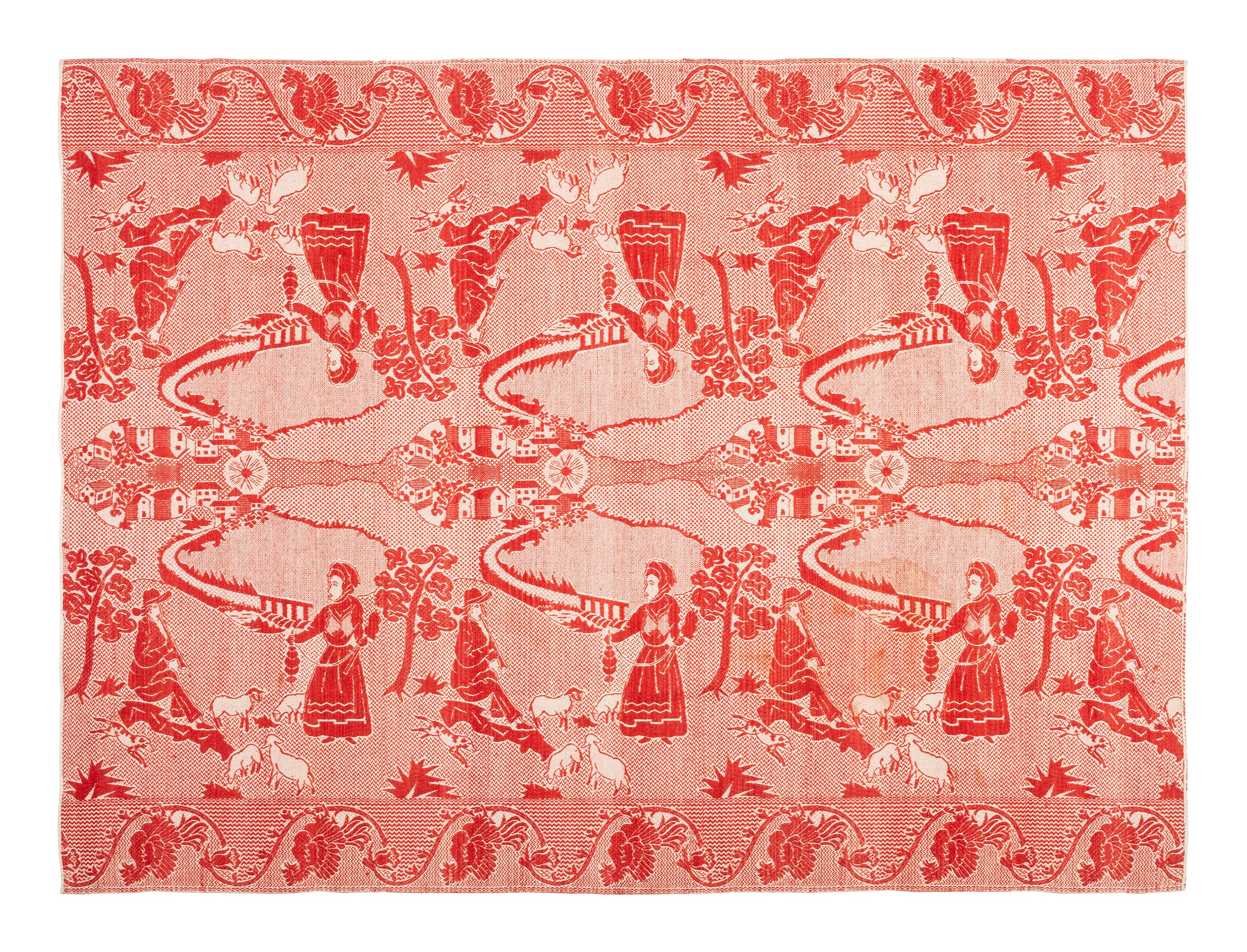 Three Woven Coverlets