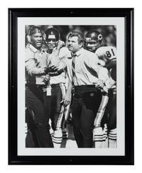A Group of Four Large Scale Photographs of Mike Ditka Formerly Displayed at Mike Ditka’s Restaurant