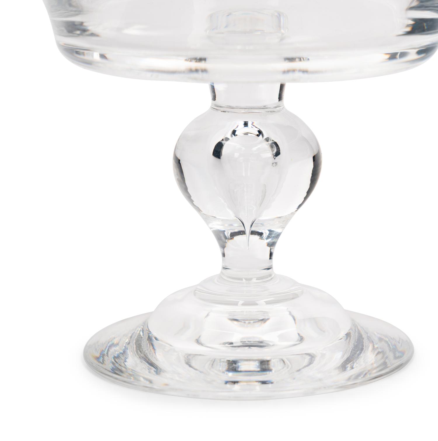 Two Sets of Steuben Coupe Glasses