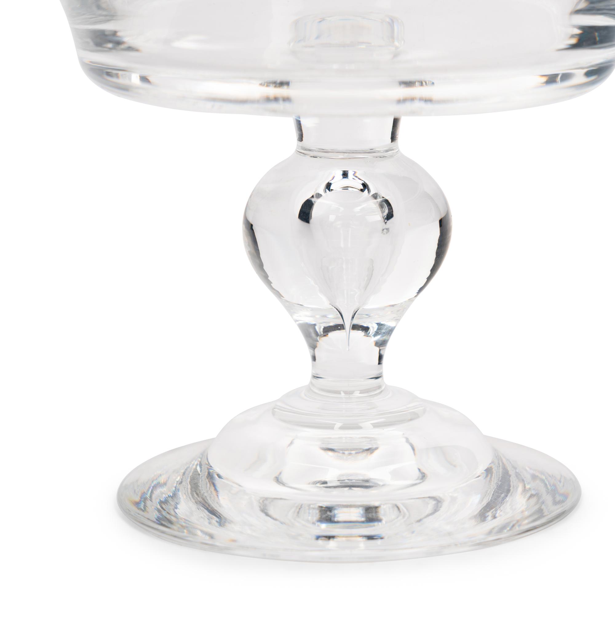 Two Sets of Steuben Coupe Glasses
