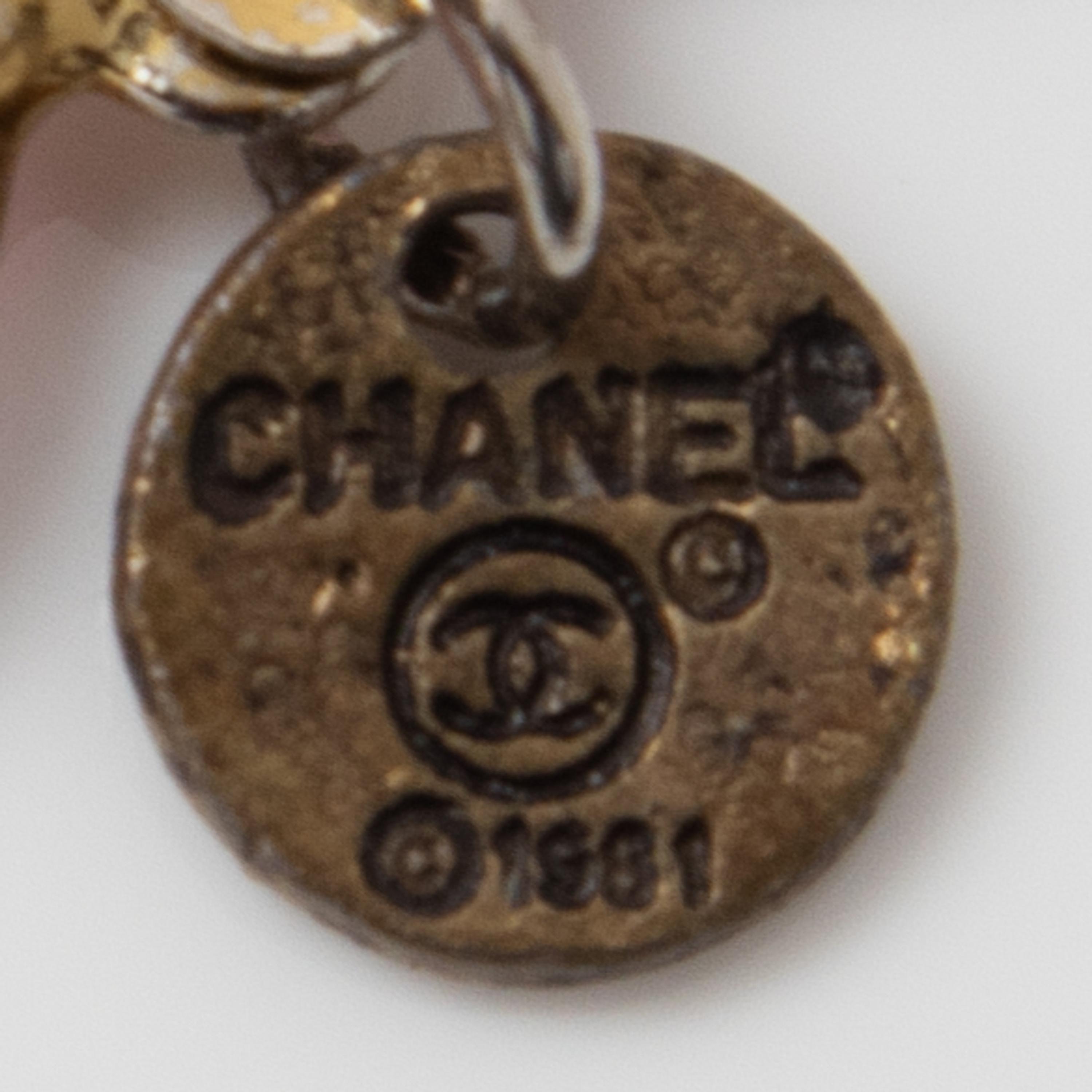 Chanel, Pink Glass Sautoir, 1981