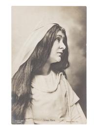 [19TH AND 20TH-CENTURY OPERA SINGERS]. A group of 6 photographs, cabinet photographs, cartes de visite, or photographic postcards of opera singers from the 1890s-1900s, most signed, comprising images of: