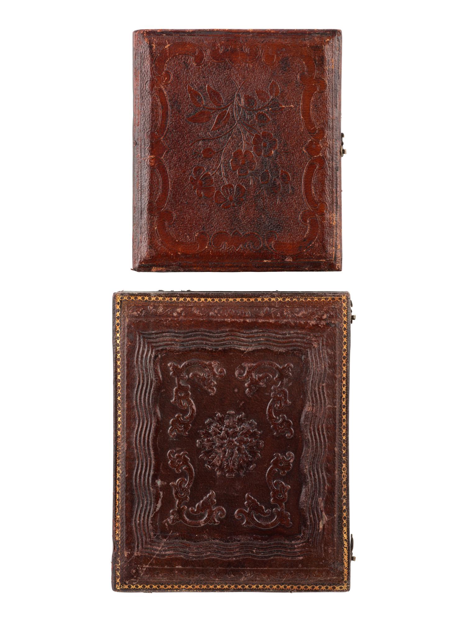 [EARLY PHOTOGRAPHY]. Sixth plate and quarter plate daguerreotypes of the Gould family, including: