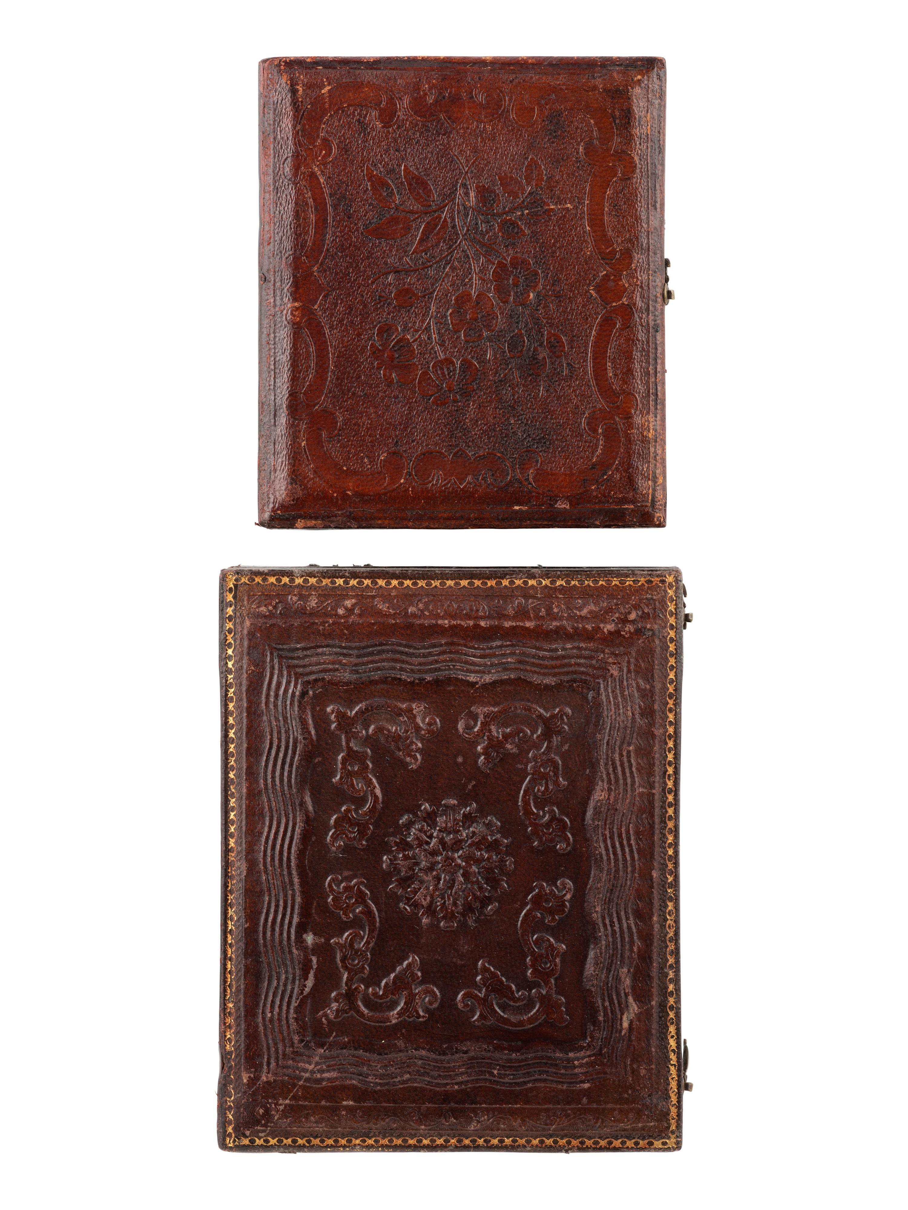 [EARLY PHOTOGRAPHY]. Sixth plate and quarter plate daguerreotypes of the Gould family, including: