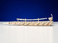 Iñupiat Scrimshawed Pipe, with Tamper