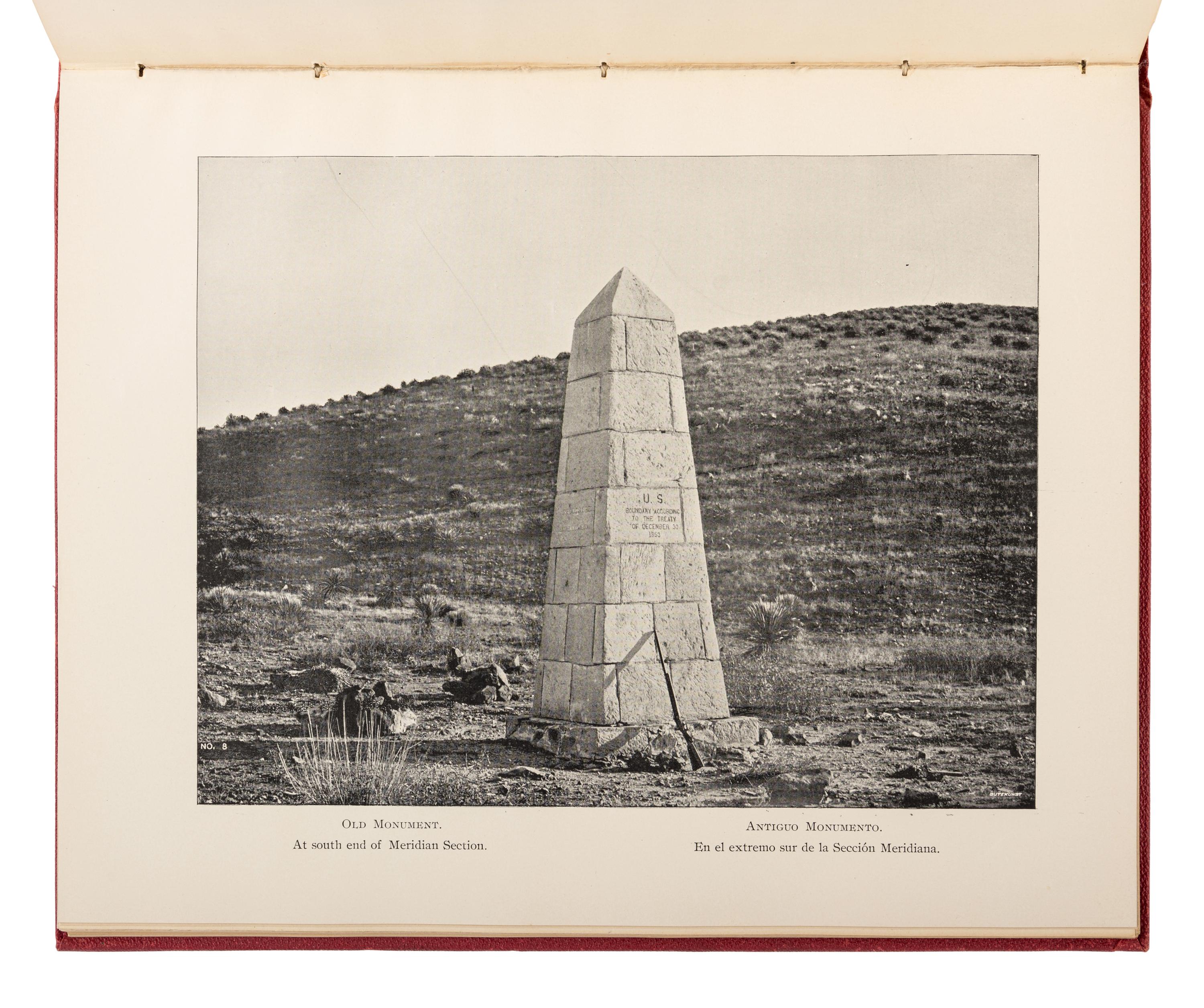 [INTERNATIONAL BOUNDARY COMMISSION]. Report of the Boundary Commission Upon the Survey and Re-Marking of the Boundary Between the United States and Mexico West of the Rio Grande , 1891-1896. Washington: Government Printing Office, 1898.