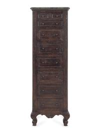 A Louis XV Style Marble-Top Semainier