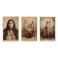 Orlando S. Goff (American, 1843-1916) — Native Americans at Fort Custer, Montana